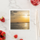 Destin Sunset And Helicopters Paper Napkins スタンダードカクテルナプキン (インサイチュ)