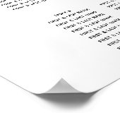 Destination Boarding Pass Wedding Seating Chart ポスター (角)