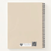 Destination Coordinates Compass | Travel Wedding ノートブック (裏面)