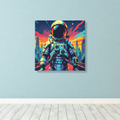 DESTINATION EARTH-18 キャンバスプリント (インサイチュ (ウッドフロア))