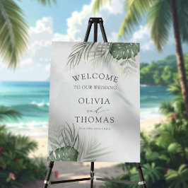 Destination Green Palm Welcome Wedding