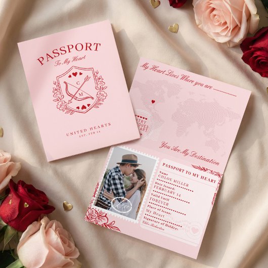 Destination Passport to My Heart Valentine’s Day シーズンカード