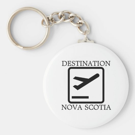 Destination To East Coast Nova Scotiaキーチェーン キーホルダー (正面)