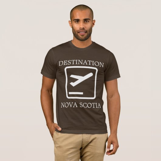 Destination To the East Coast Nova Scotiaシャツ Tシャツ (正面フル)