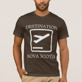 Destination To the East Coast Nova Scotiaシャツ Tシャツ (正面)