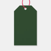 Destination Tropical Greenery結婚's Thank You ギフトタグ (裏面)