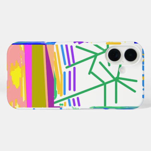 Destination Vacation Festive Abstract  Case-Mate iPhoneケース (裏面 (横))