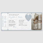 Destination Wedding Boarding Pass Plane Ticket (正面)