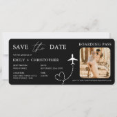 Destination Wedding Boarding Pass Plane Ticket (正面)