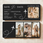 Destination Wedding Boarding Pass Plane Ticket