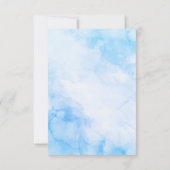 Destination Wedding Modern Bougainvillea QR Code セーブザデート (裏面)