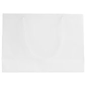 Destination Wedding Monogram White Welcome Bag ラージペーパーバッグ (裏面)