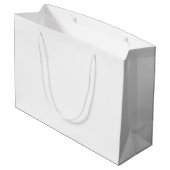 Destination Wedding Monogram White Welcome Bag ラージペーパーバッグ (裏面アングル)