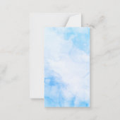 Destination Wedding QR Code Online RSVP Cards ノートカード (裏面)