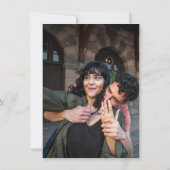 Destination Wedding Tropical Beach Save the Date  (裏面)