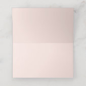 Destination Wedding World Passport Blush Pink Gold プレイスカード (内部開封)