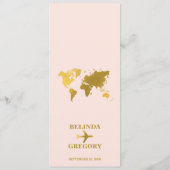 Destination Wedding World Passport Pink Gold メニュー (裏面)