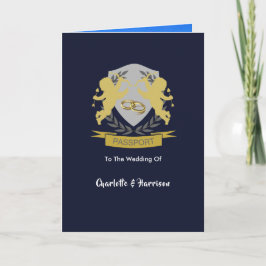 Destination Weddings Outside Photo Passport招待状 招待状