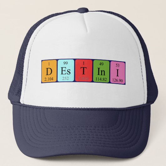 Destiniの定期的なテーブル名hat キャップ (正面)