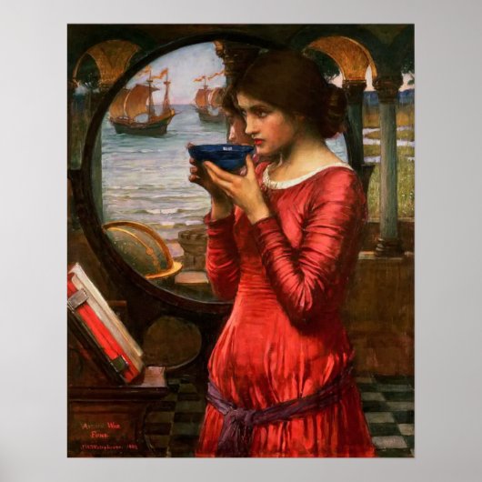 Destiny by John William Waterhouse Poster ポスター (正面)