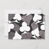 Destiny Silver Las VegasのQR結婚コードの返信 出欠カード (裏面)