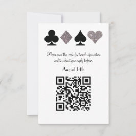Destiny Silver Las VegasのQR結婚コードの返信 出欠カード