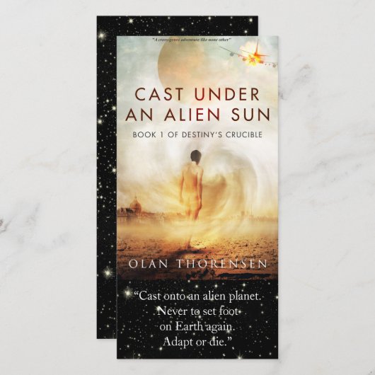 Destiny's Lucumble Book 1ブックマーク/ サンキューカード (正面/裏面)