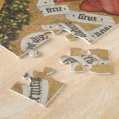 Destnaからの三日月形の月のヴァージンそして子供 ジグソーパズル (側面)