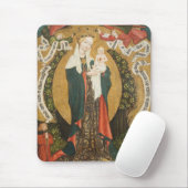 Destnaからの三日月形の月のヴァージンそして子供 マウスパッド (マウス)