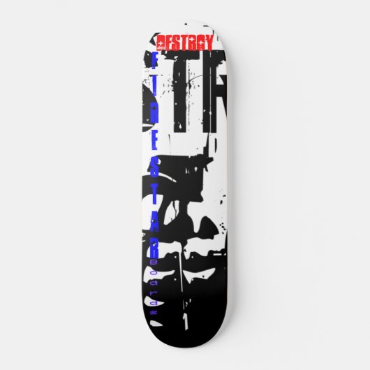 DeStroY SkateBoard by FireStar Boards スケートボード (正面)