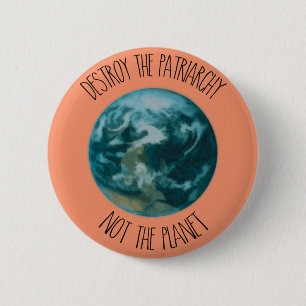 Destroy the Patriarchy Feminist 缶バッジ