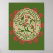 Destroy the patriarchy not the planet Feminist  ポスター (正面)