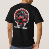 Destroyer fist tシャツ (裏面)