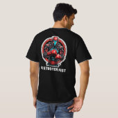Destroyer fist tシャツ (裏面フル)