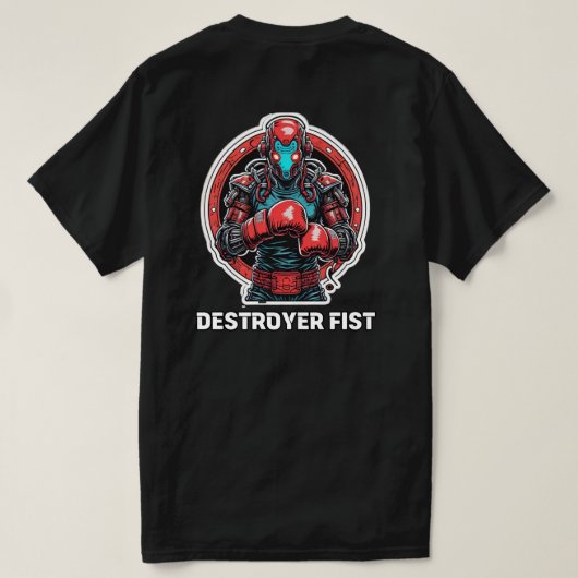 Destroyer fist tシャツ (デザイン裏面)