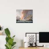 Destruction of the Danish Fleet before Copenhagen, ポスター (ホームオフィス)