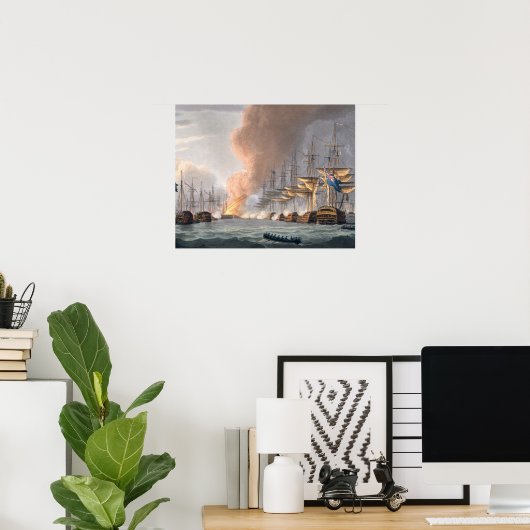 Destruction of the Danish Fleet before Copenhagen, ポスター (ホームオフィス)