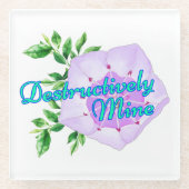 Destructively Mine ガラスコースター (正面)