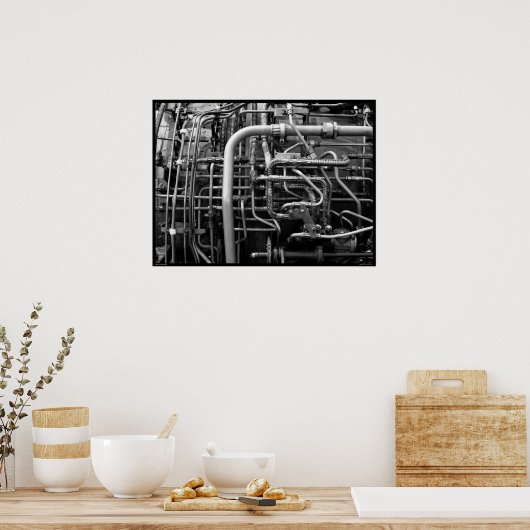 Detail of J-58 Jet Engine ポスター (キッチン)