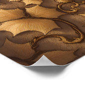 Detailed Carved Ivory Wallpaper - Luminous Texture ポスター (角)