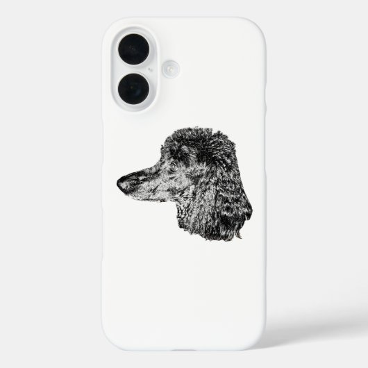 Detailed Dog Portrait Phone Case Case-Mate iPhoneケース (裏面)
