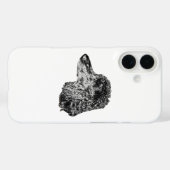 Detailed Dog Portrait Phone Case Case-Mate iPhoneケース (裏面 (横))