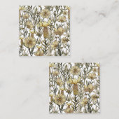 Detailed Floral Pattern エンクロージャーカード (正面/裏面)