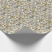 Detailed Floral Pattern ラッピングペーパー (角)