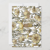 Detailed Floral Pattern 招待状 (正面)