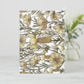 Detailed Floral Pattern 招待状 (スタンド正面)
