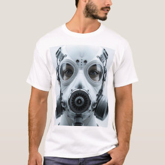Detailed gas mask ensuring safe breathing. Generat Tシャツ