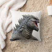 Detailed Head of Roaring Godzilla Monster クッション (ブランケット)