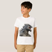 Detailed Head of Roaring Godzilla Monster Tシャツ (正面フル)