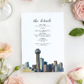 Details Card- Dallas Texas 招待状